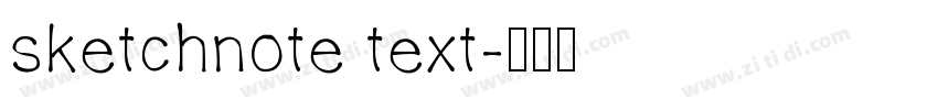 sketchnote text字体转换